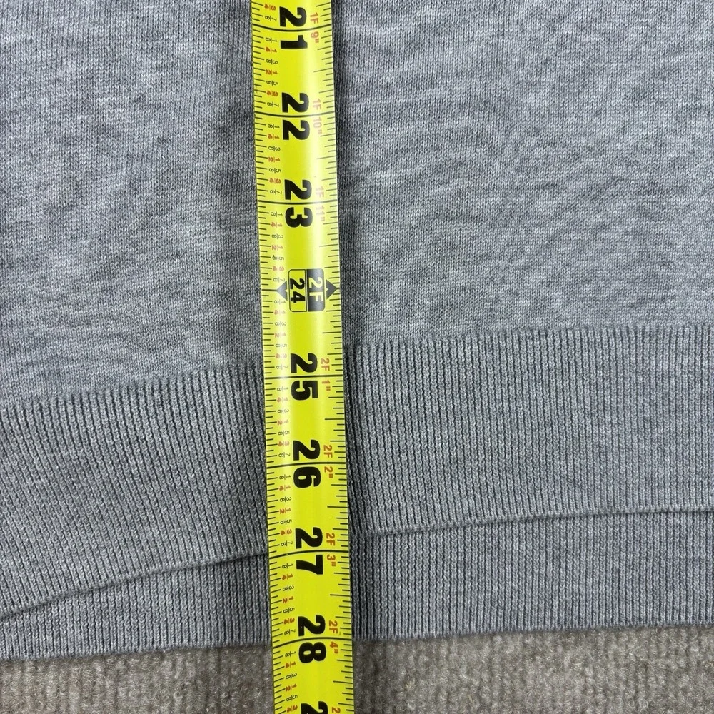 RLX‎ Ralph Lauren Sweater Polo Shirt Mens XL Gray Knit Short Sleeve Pony Logo